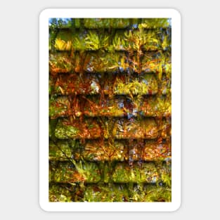 Autumn Trees in Abstract Sticker